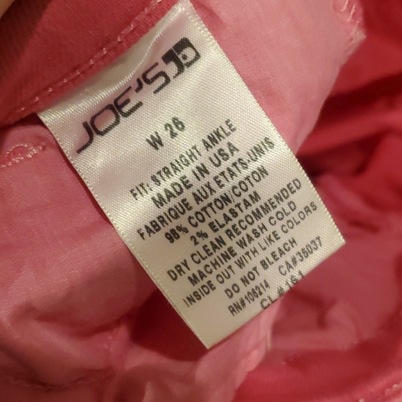 ❤ JOE'S STRAIGHT ANKLE JEANS, 4 (27) and 2 (26) - Picture 3 of 4